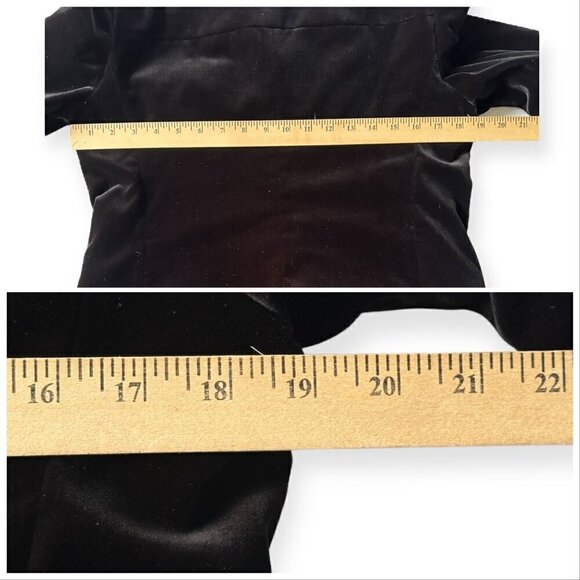 Miu Miu Black Velvet Blazer Jacket, Size 44‎ Italy/M - Picture 12 of 16